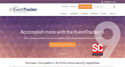 Desktop Screenshot of eventtracker.com