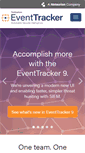 Mobile Screenshot of eventtracker.com